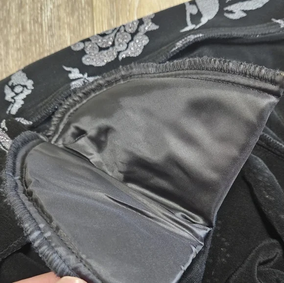 R & M Richards Karen Kwong Vintage 2 Piece Formal Dress Silver Black Women's - Picture 15 of 15